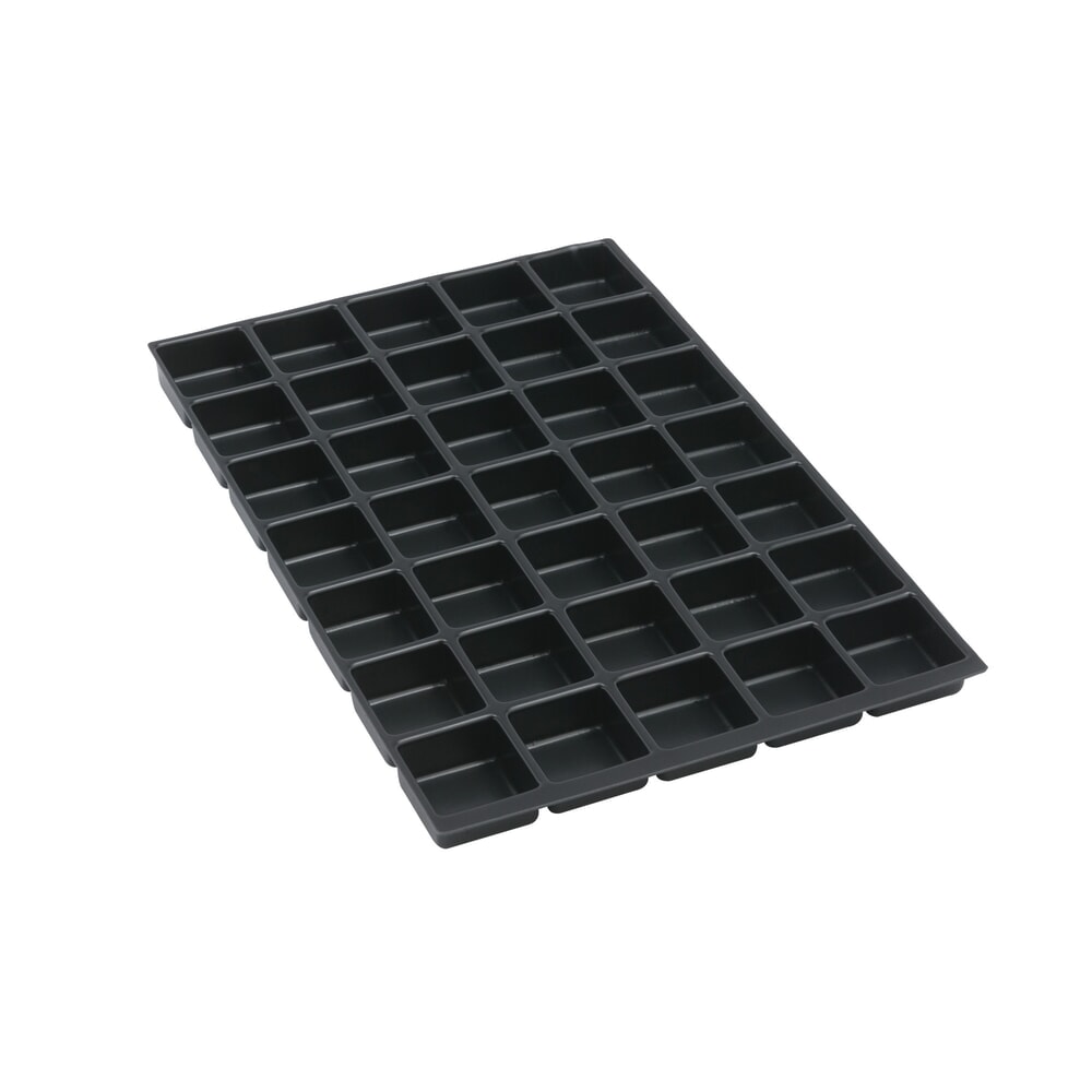 Illustration du produit: Compartimentage de tiroir BISLEY, 35 compartiments, pour hauteur de face avant comprise entre 25 et 102 mm