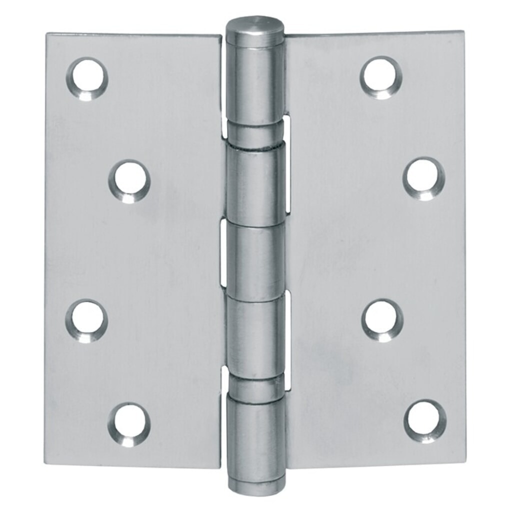INTERSTEEL Kugellagertürscharnier, 76x76 mm DIN links / rechts, Edelstahl käntig, matt ausziehbarer Stift Illustration du produit: INTERSTEEL Kugellagertürscharnier, 76x76 mm DIN links / rechts, Edelstahl käntig, matt ausziehbarer Stift