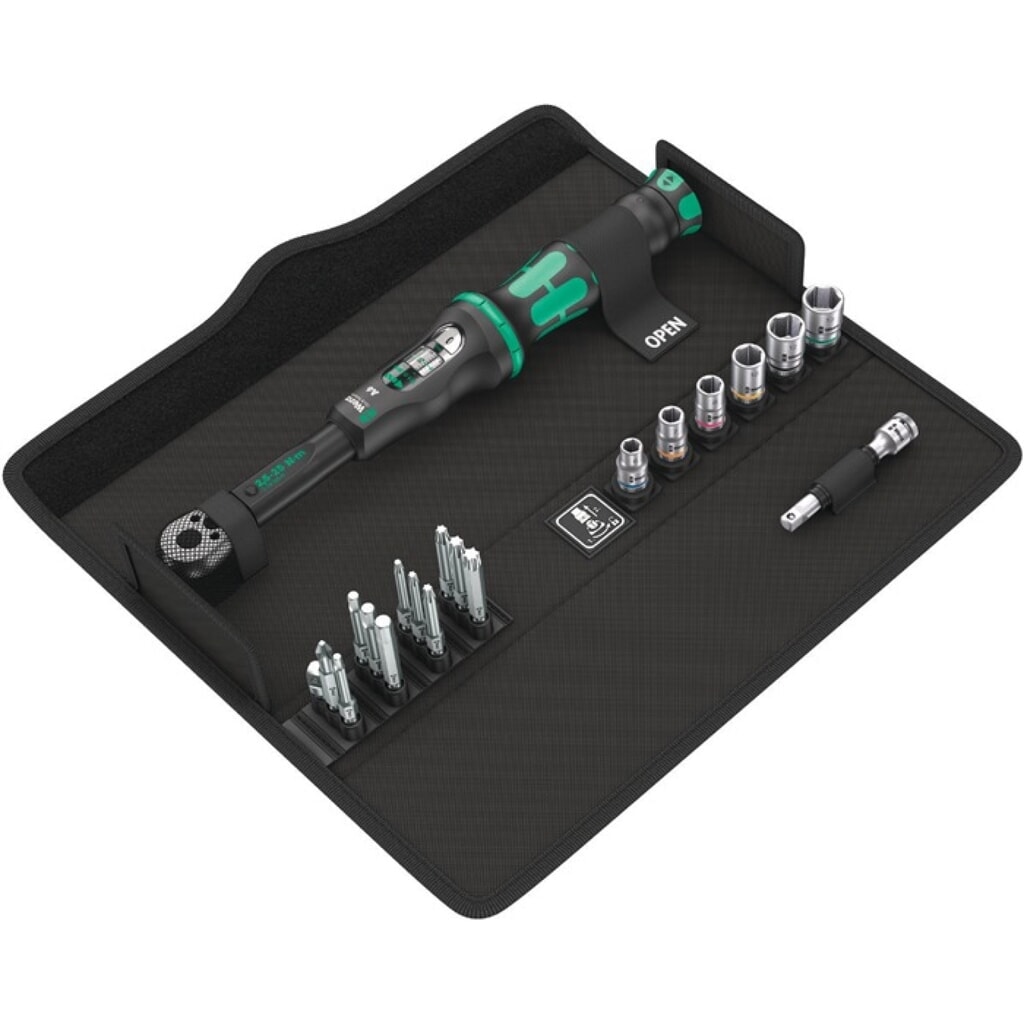 Jeu de clés dynamométriques Click-Torque A 6 Set 1 20 pièces 2,5-25 Nm 1/4 po. W Illustration du produit: Jeu de clés dynamométriques Click-Torque A 6 Set 1 20 pièces 2,5-25 Nm 1/4 po. W