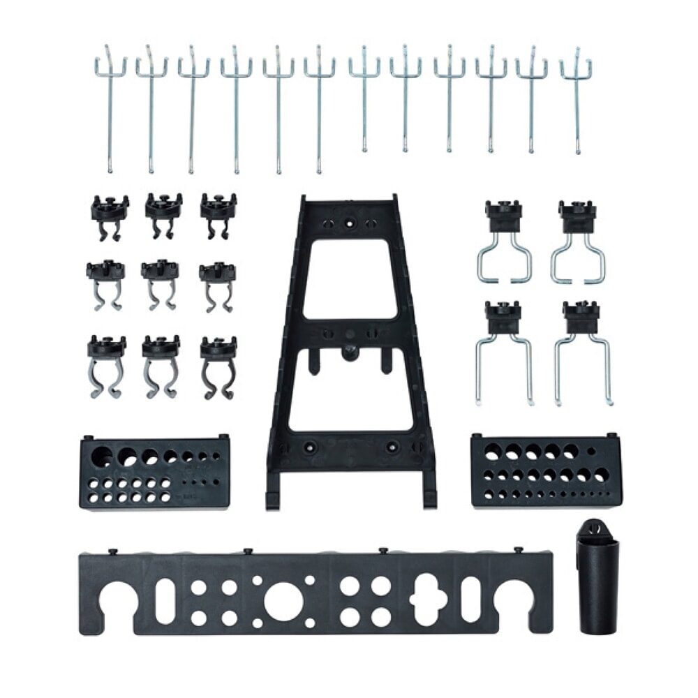 Illustration du produit: Jeu de supports système pour panneaux perforés, 30 pces