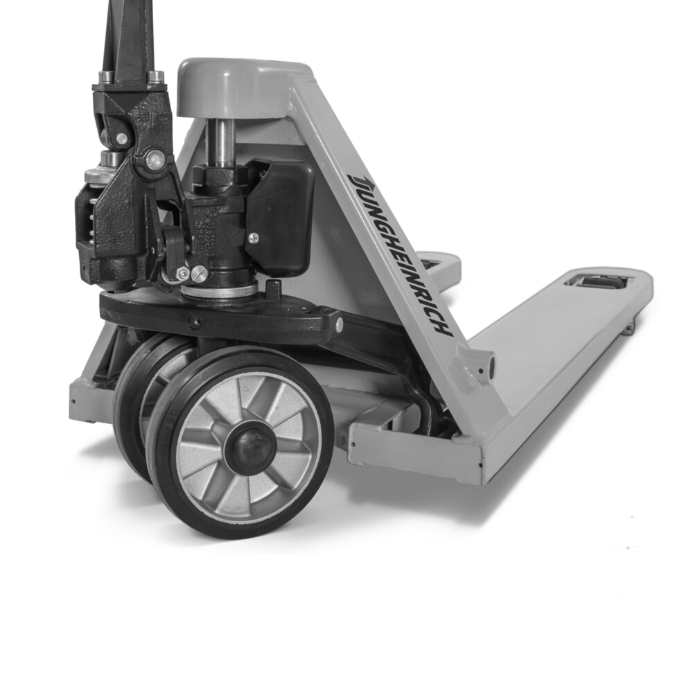 N° de l'image du produit 3 : Jungheinrich Transpalette manuel AM 20, longueur des fourches 1 150 mm, polyuréthane, galets tandem