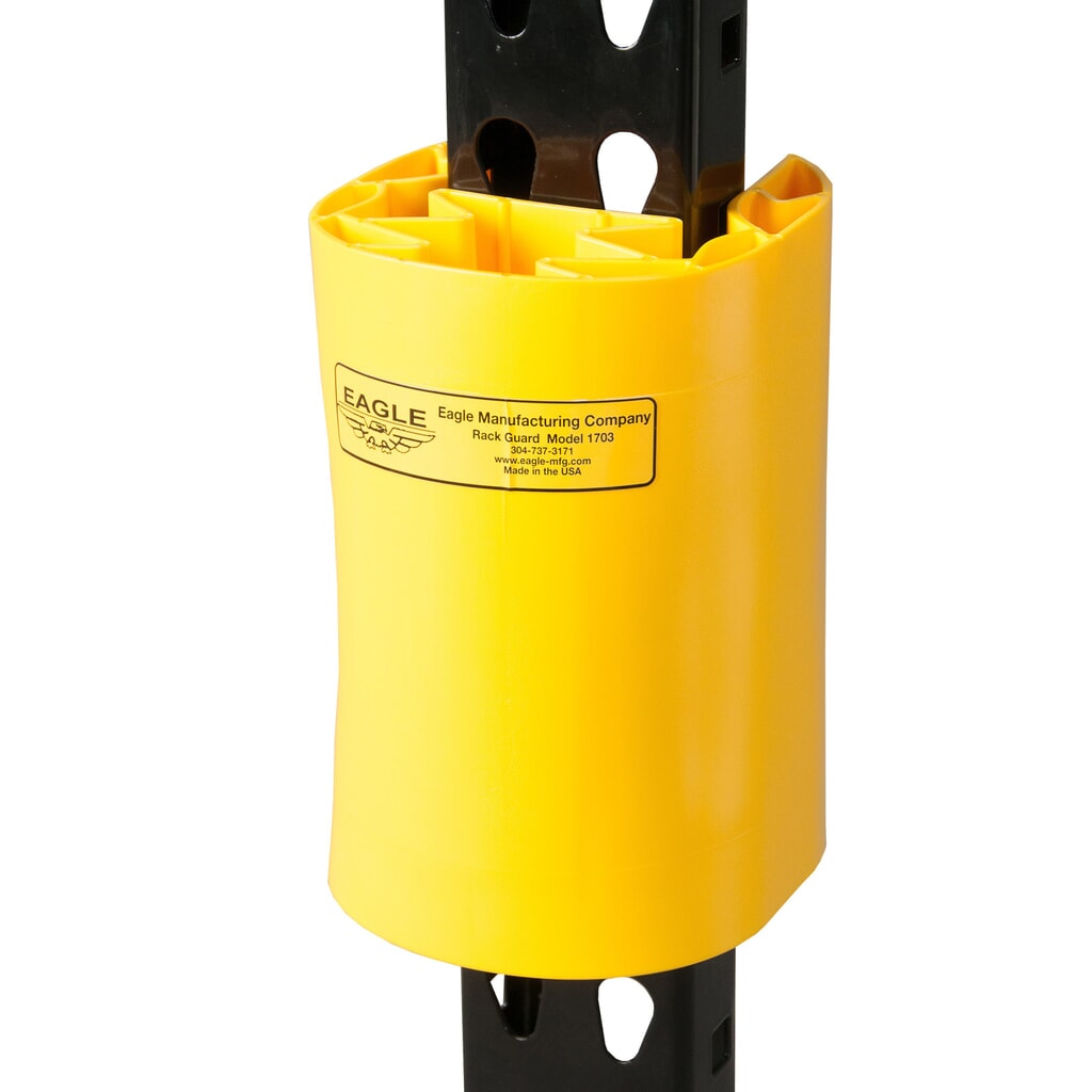 Justrite® Protection de montant de rayonnage Eagle, HDPE, pour lxP 75 x 75 mm N° de l'image du produit 2 : Justrite® Protection de montant de rayonnage Eagle, HDPE, pour lxP 75 x 75 mm