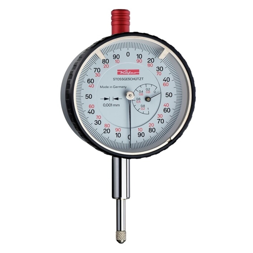 KÄFER Messuhr FM1000/5 S, mit Stoßschutz, 5 mm Ablesung 0,001 mm Illustration du produit: KÄFER Messuhr FM1000/5 S, mit Stoßschutz, 5 mm Ablesung 0,001 mm