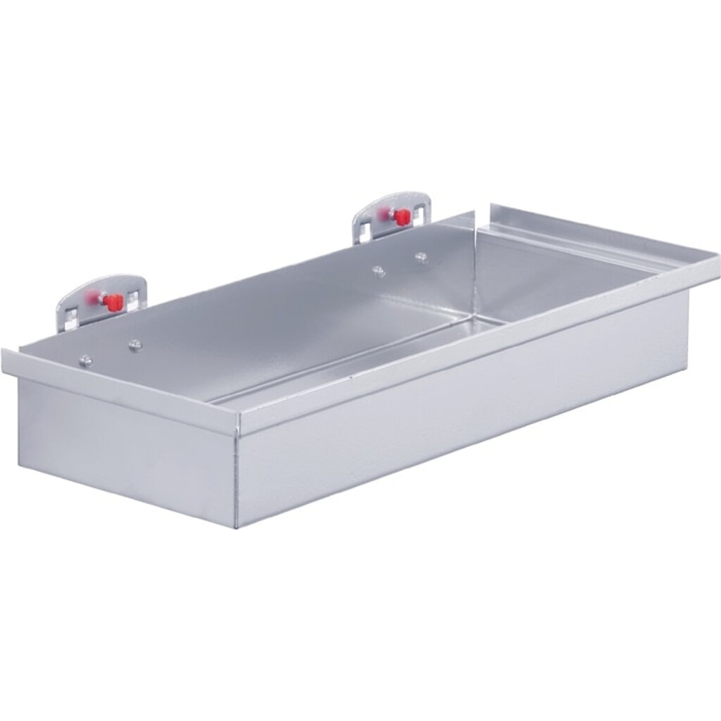 Illustration du produit: Kappes Ablagekasten, alufarben, H55xB320xT135mm, passend für Lochplatten