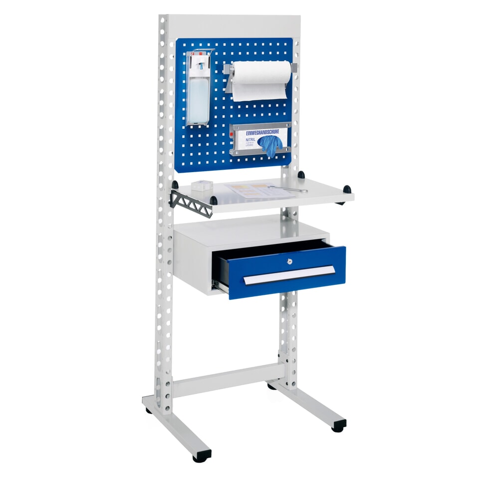 Illustration du produit: Kappes ErgoPlus® Station d’hygiène, poste de travail debout avec pieds, HxlxP 1 770 x 670 x 400 mm, modèle 2