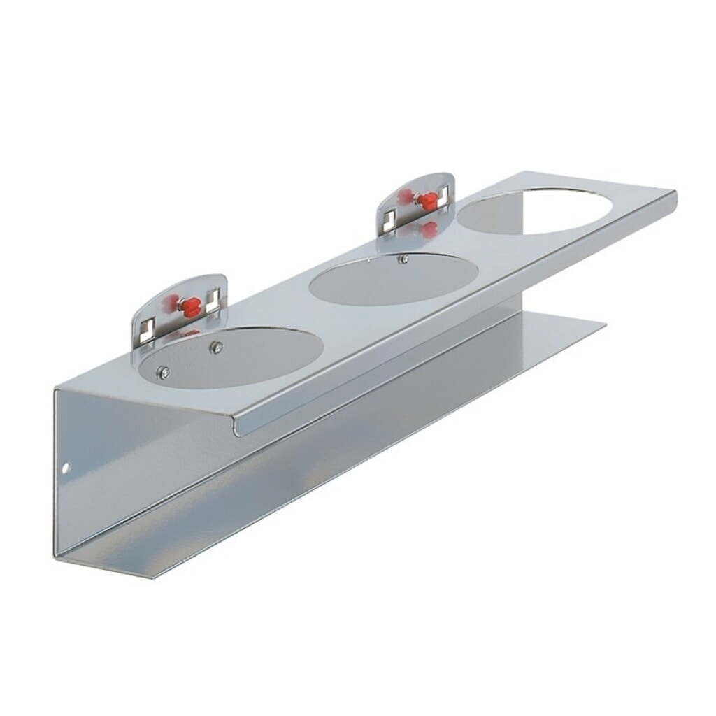 Kappes RasterPlan Dosenhalter, Breite 300 mm Ø 70 mm, 3-fach, passend für Lochplatten Illustration du produit: Kappes RasterPlan Dosenhalter, Breite 300 mm Ø 70 mm, 3-fach, passend für Lochplatten