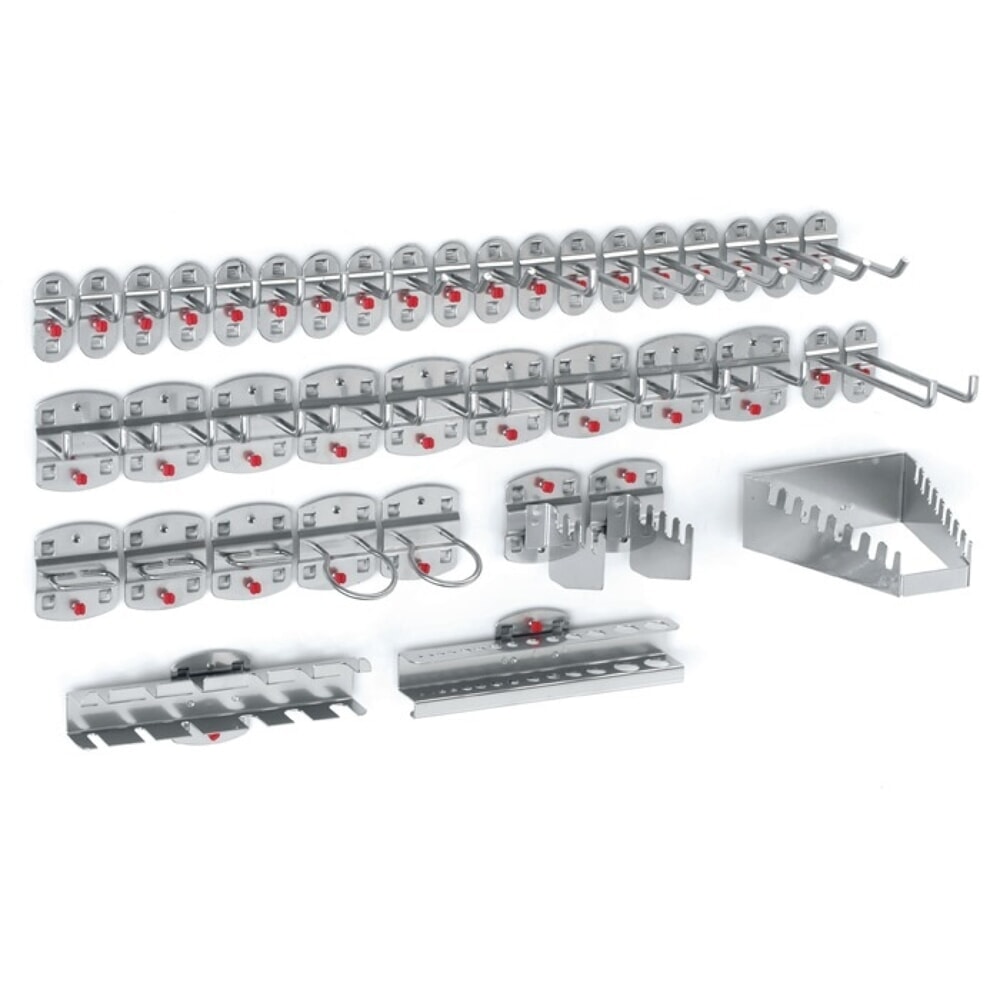 Illustration du produit: Kappes Werkzeughalter, 21 Haken/9 Doppelhaken/10 div. Halter 40, BxHmm