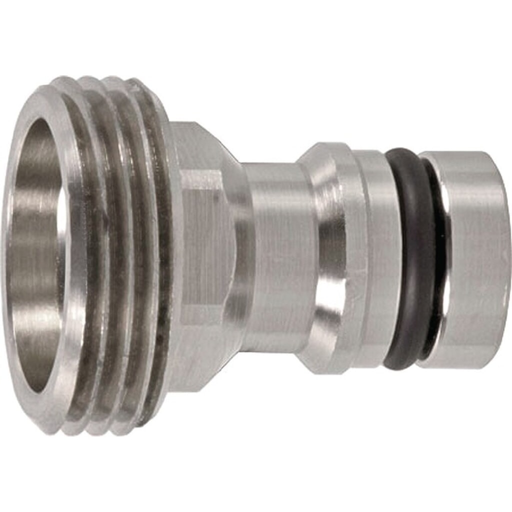 Illustration du produit: KARASTO Gerätestecker GEKA plus-Stecksystem, Messing vernickelt, SB, Außengewinde 3/4 ″