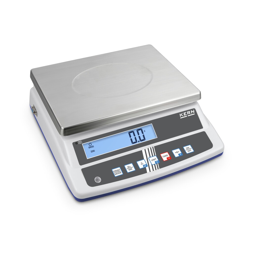 N° de l'image du produit 1 : KERN Balance de comptoir FCD 10K-3, plage de pesée max. 15 kg