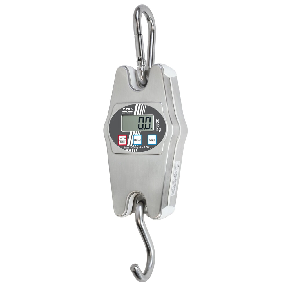 Illustration du produit: KERN Balance suspendue en acier inoxydable, plage de pesée 100 kg max.