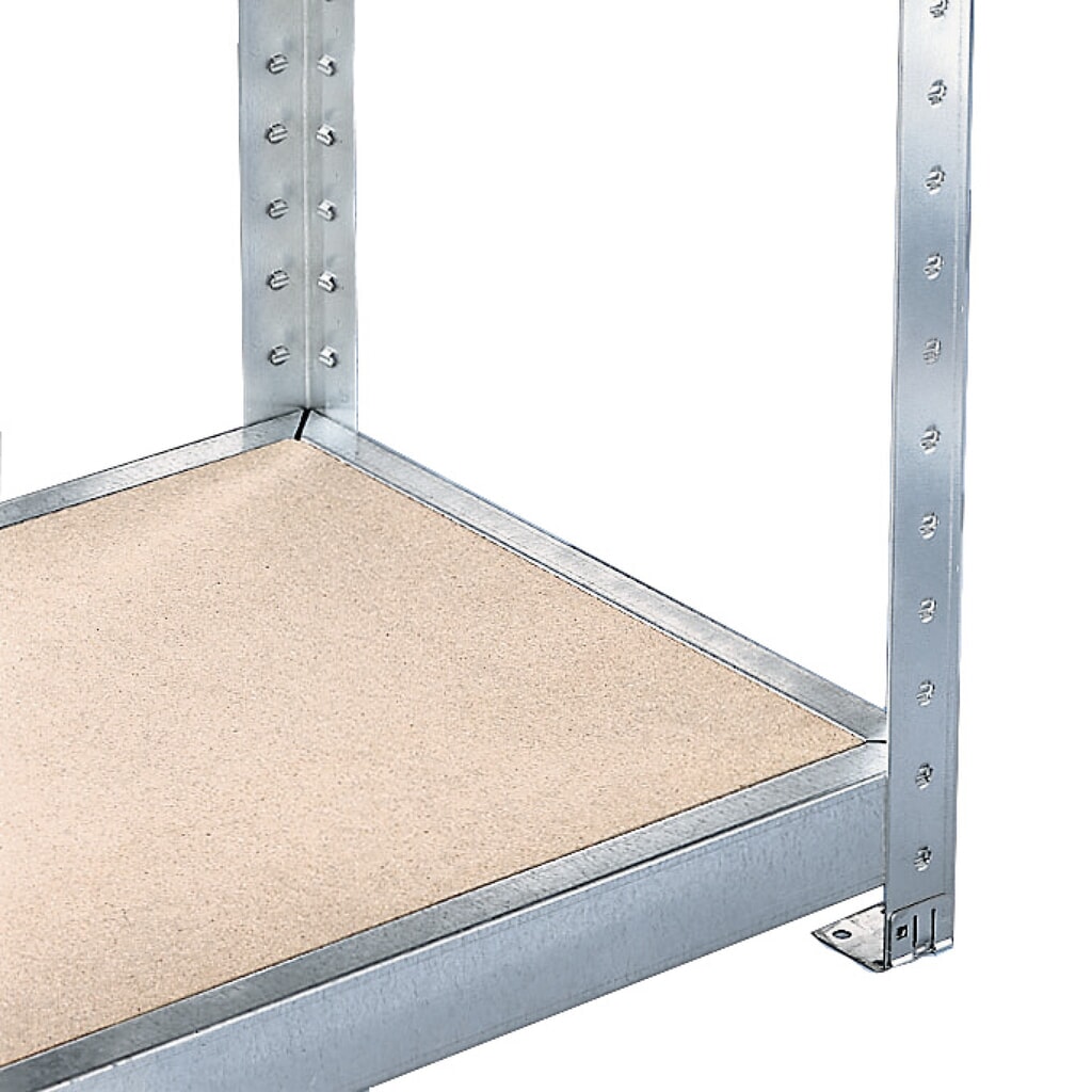 Rayonnage grande portée META, avec panneaux agglomérés, capacité de charge 400 kg, H x l x P 1 970 x 2 500 x 800 mm N° de l'image du produit 2 : Rayonnage grande portée META, avec panneaux agglomérés, capacité de charge 400 kg, H x l x P 1 970 x 2 500 x 800 mm