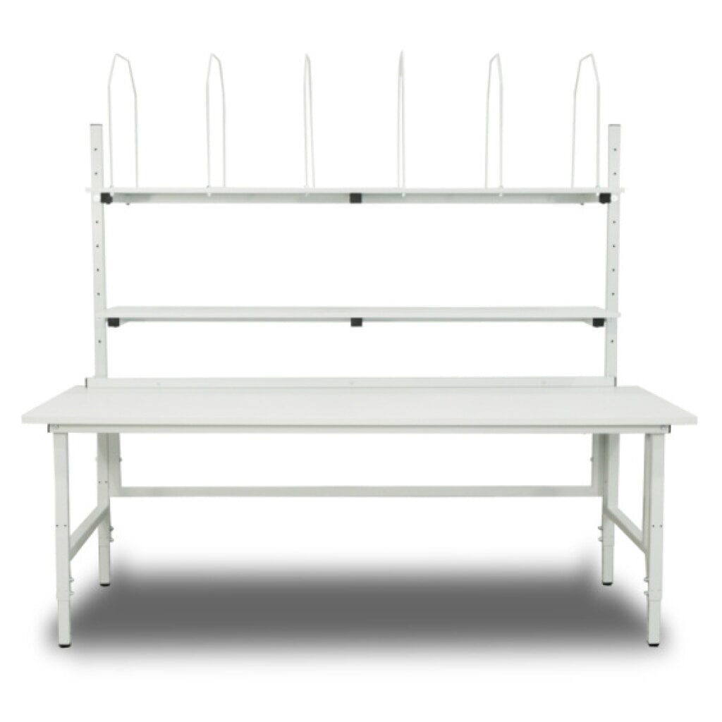 DAHMEN Table d’emballage Classic réglable manuellement en hauteur, simple face, Kit complet, H x l x P 700-950 x 1 600 x 900 mm Illustration du produit: DAHMEN Table d’emballage Classic réglable manuellement en hauteur, simple face, Kit complet, H x l x P 700-950 x 1 600 x 900 mm