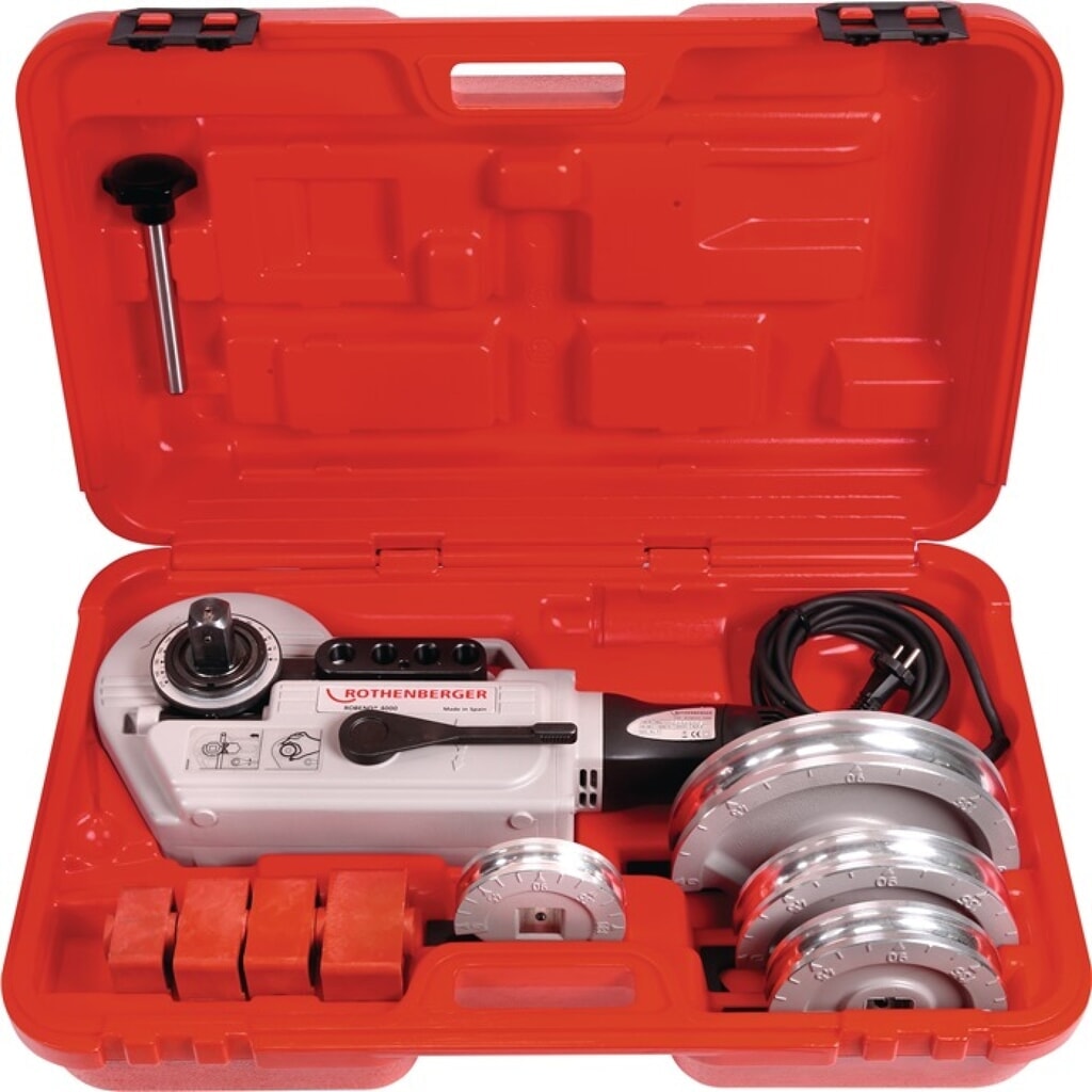 Set de cintreuses électriques ROBEND® 4000 12-18-22-28 mm 1010 W ROTHENBERGER Illustration du produit: Set de cintreuses électriques ROBEND® 4000 12-18-22-28 mm 1010 W ROTHENBERGER