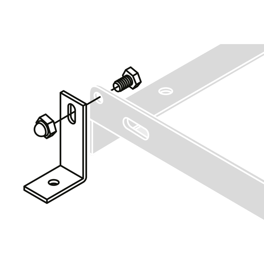 Illustration du produit: Kit de montage au sol pour le repassage, le support et le parker