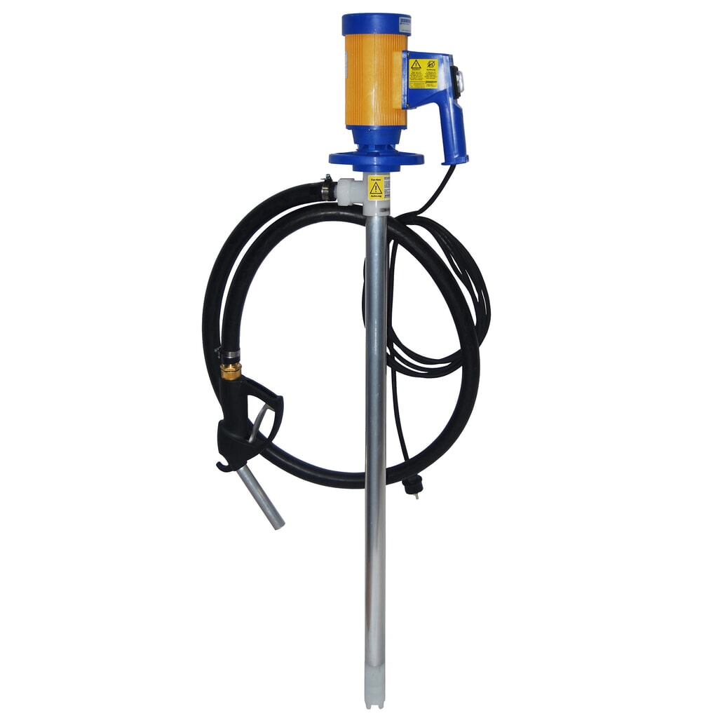 Illustration du produit: Kit pompe à fûts électrique pour produits pétroliers, pour fûts
