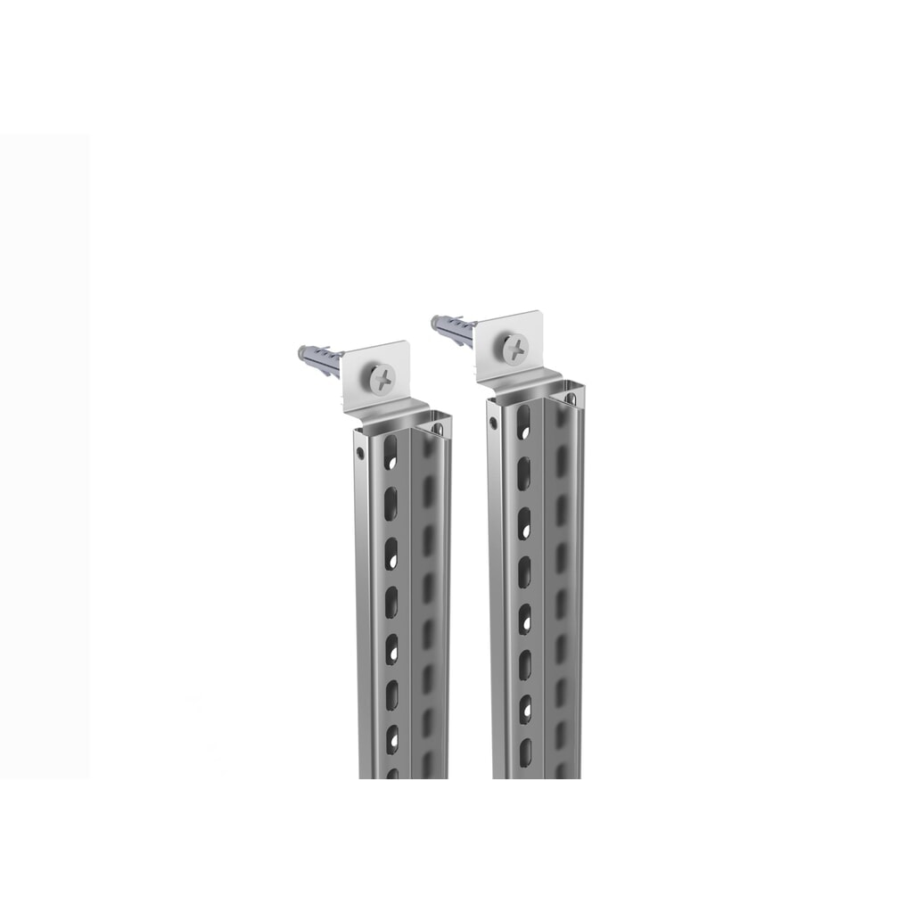 Kit pour chevillage au mur pour étagère à dossiers META, unilatéral, gris clair, GF Illustration du produit: Kit pour chevillage au mur pour étagère à dossiers META, unilatéral, gris clair, GF