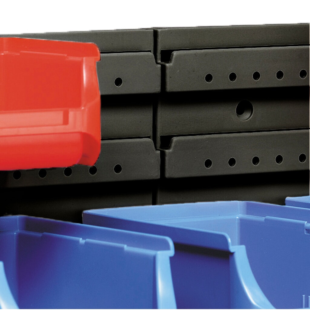 Sets de bacs à bec Allit avec plaques de support mural, boîtes 9x taille 1, 6x taille 2 N° de l'image du produit 4 : Sets de bacs à bec Allit avec plaques de support mural, boîtes 9x taille 1, 6x taille 2