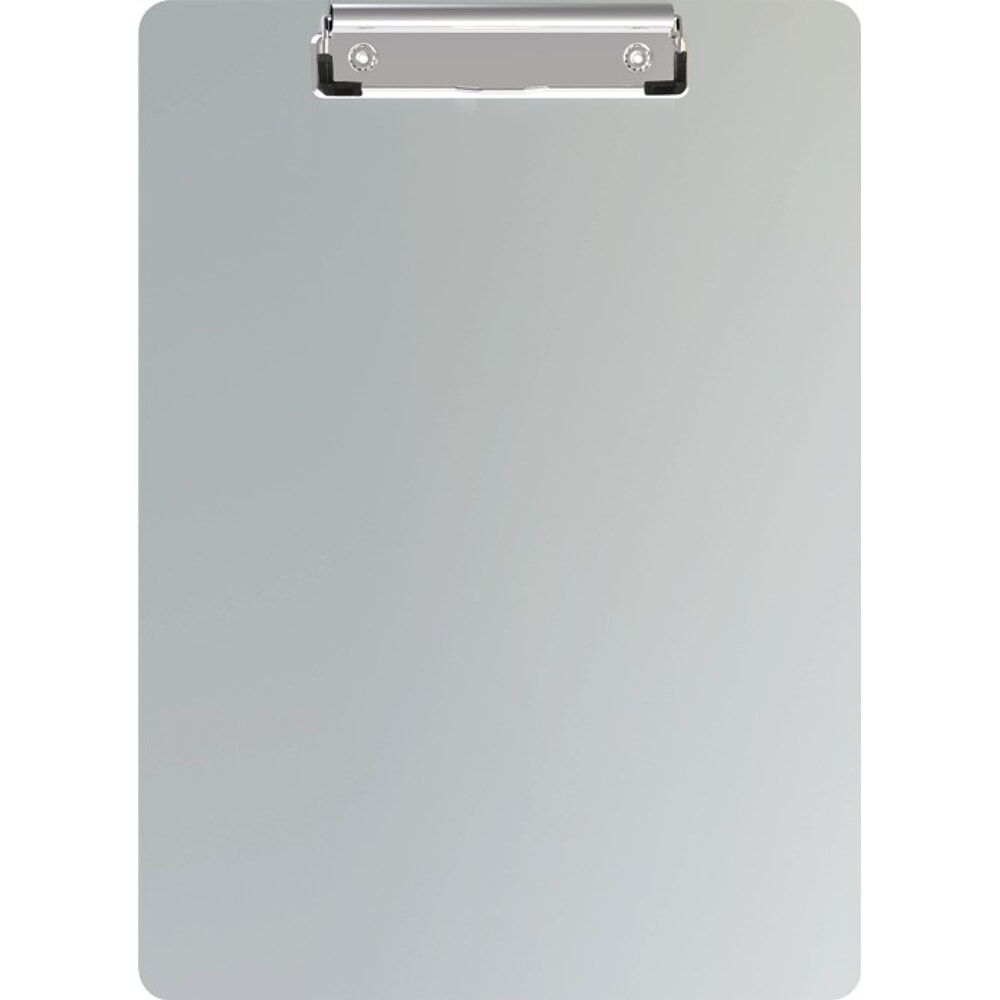 N° de l'image du produit 1 : Klemmbrett, DIN A4, Aluminium mit Magnetband, silber