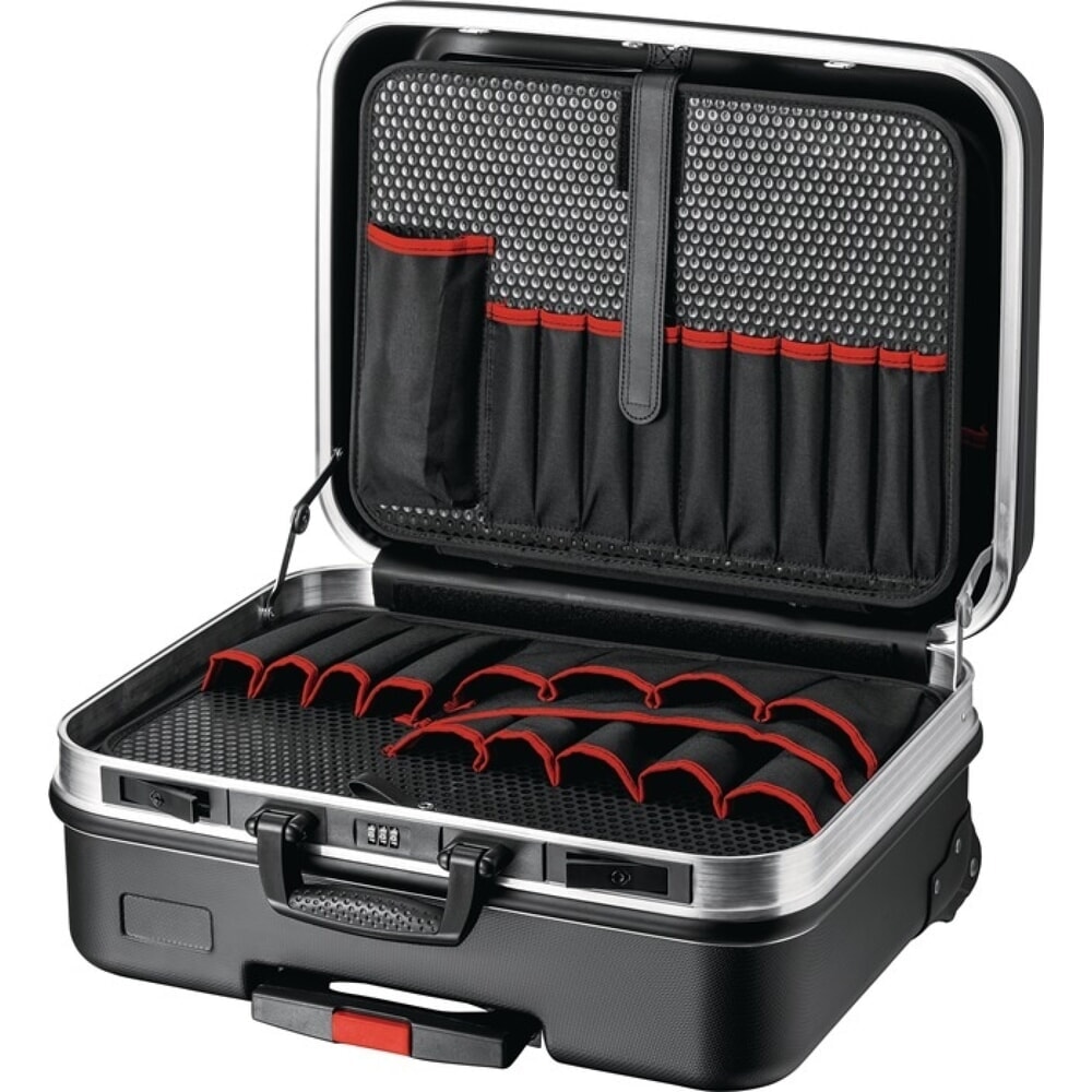 N° de l'image du produit 1 : KNIPEX Werkzeugkoffer Big Basic Move leer, Leerkoffer