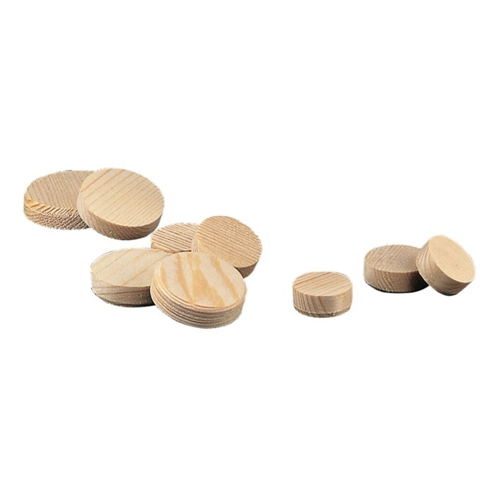 Illustration du produit: Konusplättchen, Kiefernholz, Ø 15 mm, Inhalt je Karton ca. 1050 St.