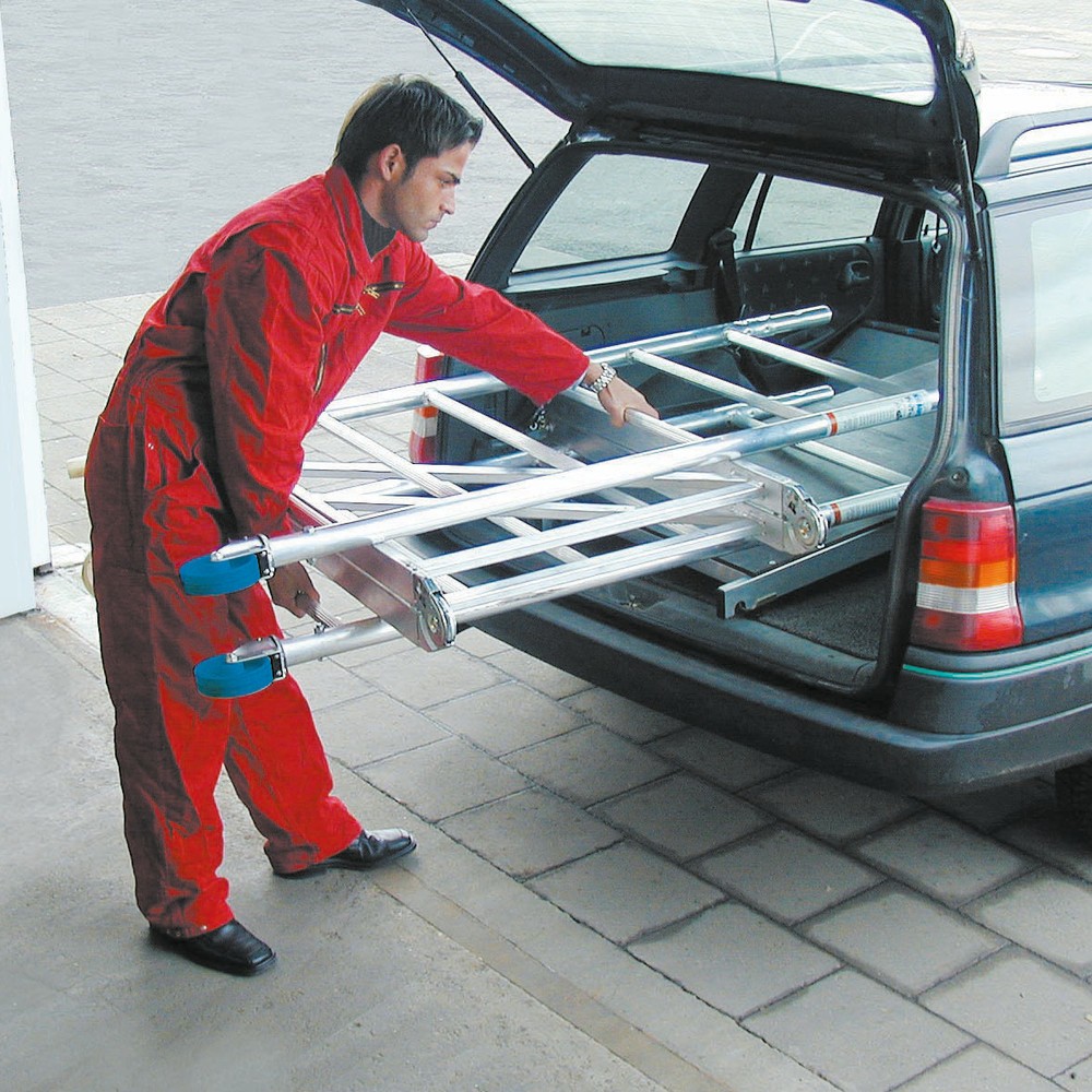 N° de l'image du produit 2 : KRAUSE® Échafaudage pliant MONTO en aluminium ProTec XS, hauteur de travail 2 900 mm