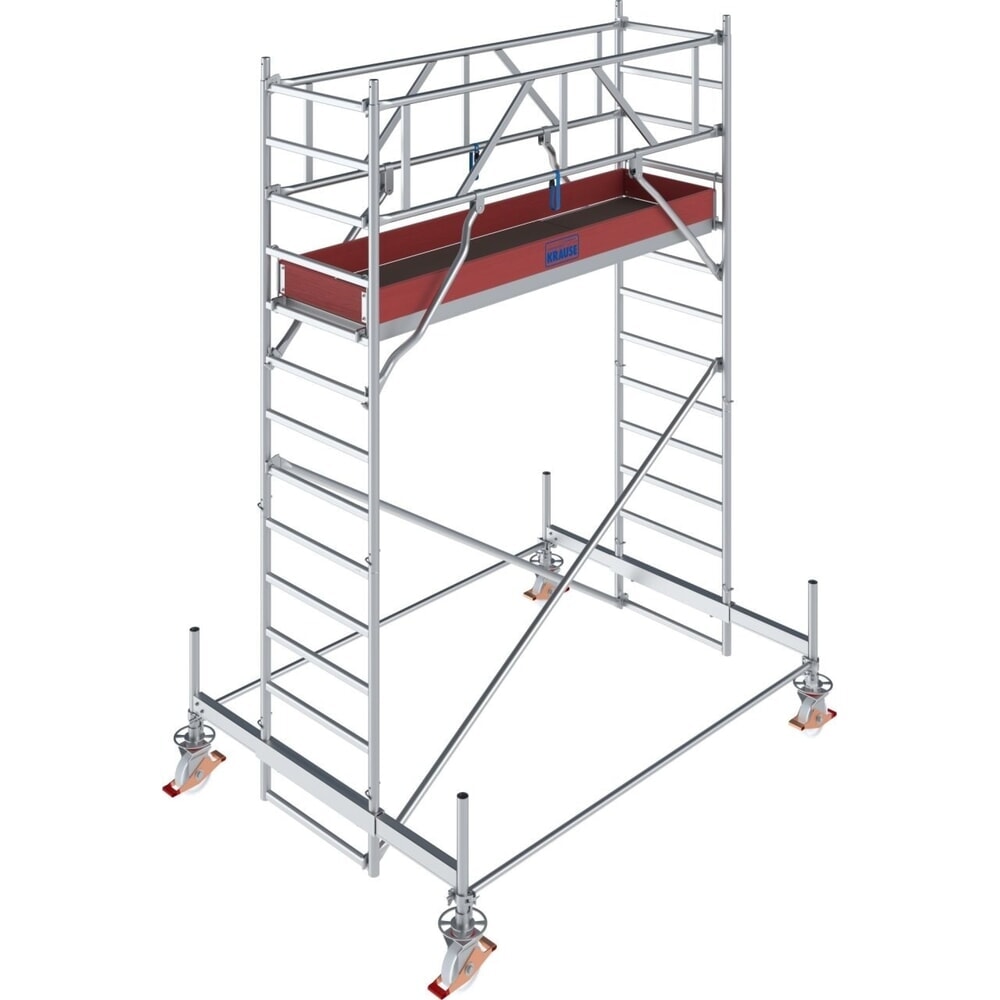 Illustration du produit: KRAUSE® STABILO Échafaudage roulant S100, longueur de travée 2,50, hauteur de travail 4,50