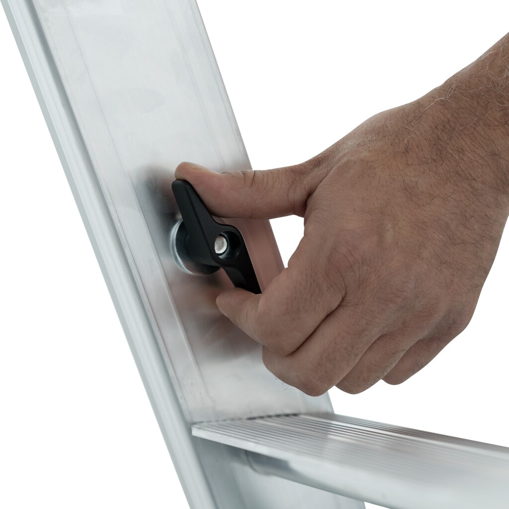 Échelle télescopique KRAUSE® STABILO avec marches, accès unilatéral, 6 marches N° de l'image du produit 20 : Échelle télescopique KRAUSE® STABILO avec marches, accès unilatéral, 6 marches