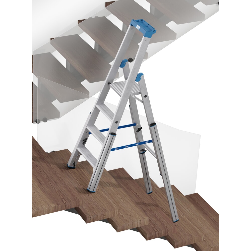 N° de l'image du produit 16 : Échelle télescopique KRAUSE® STABILO avec marches, accès unilatéral, 4 marches