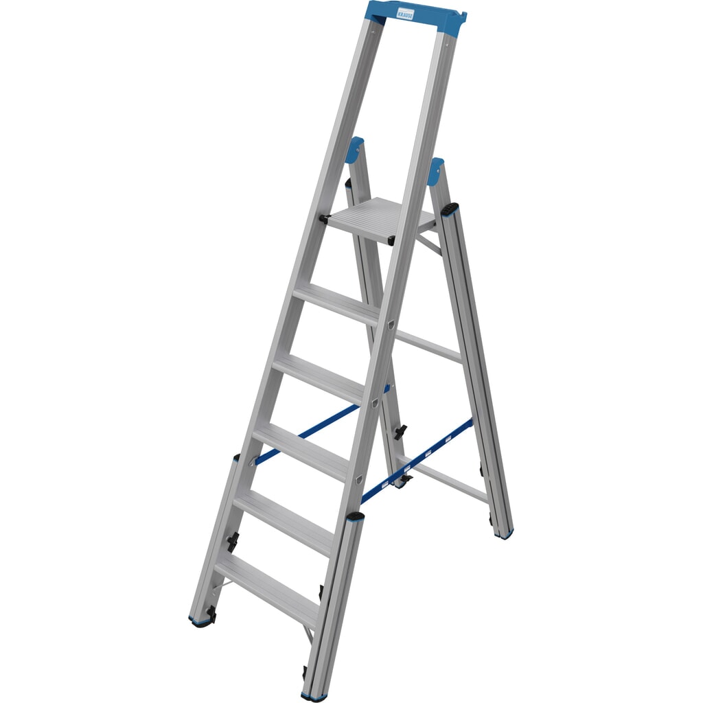 N° de l'image du produit 3 : Échelle télescopique KRAUSE® STABILO avec marches, accès unilatéral, 6 marches