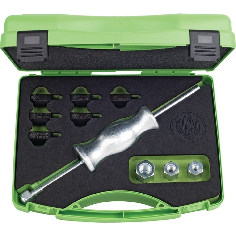 Illustration du produit: KUKKO Gleithammersatz KS-22-01, 10-teilig, im Kunststoffkoffer