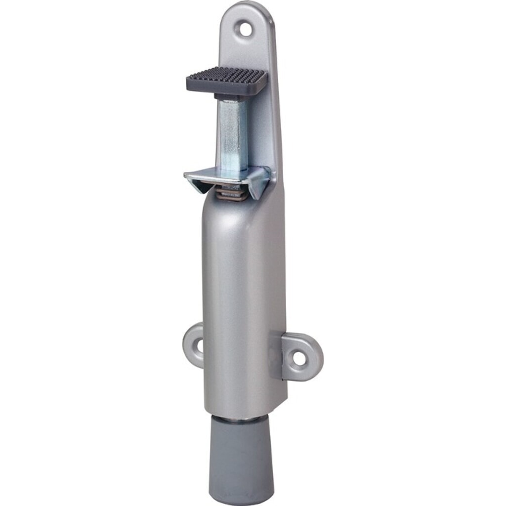 Illustration du produit: KWS Türfeststeller 102602, Hubhöhe 30 mm, Stahl silberfarbig lackiert, Türmontage