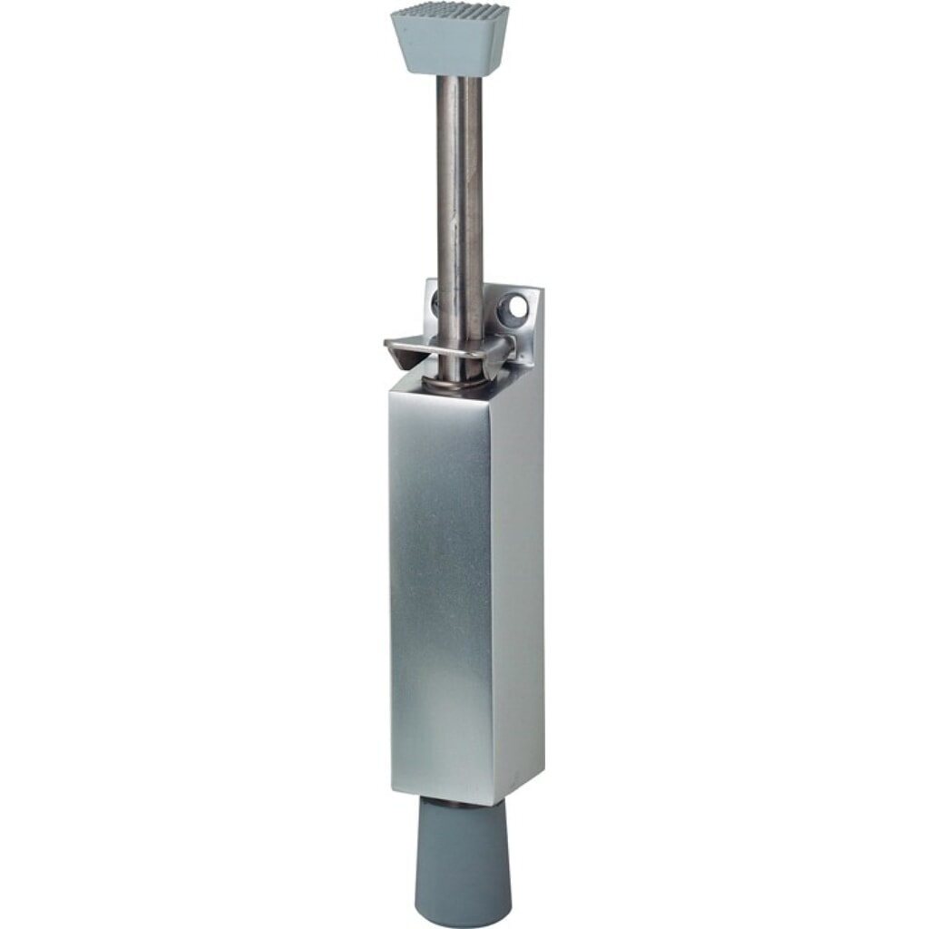 Illustration du produit: KWS Türfeststeller 1044.02, Hubhöhe 60 mm, Aluminium silberfarbig lackiert, Türmontage