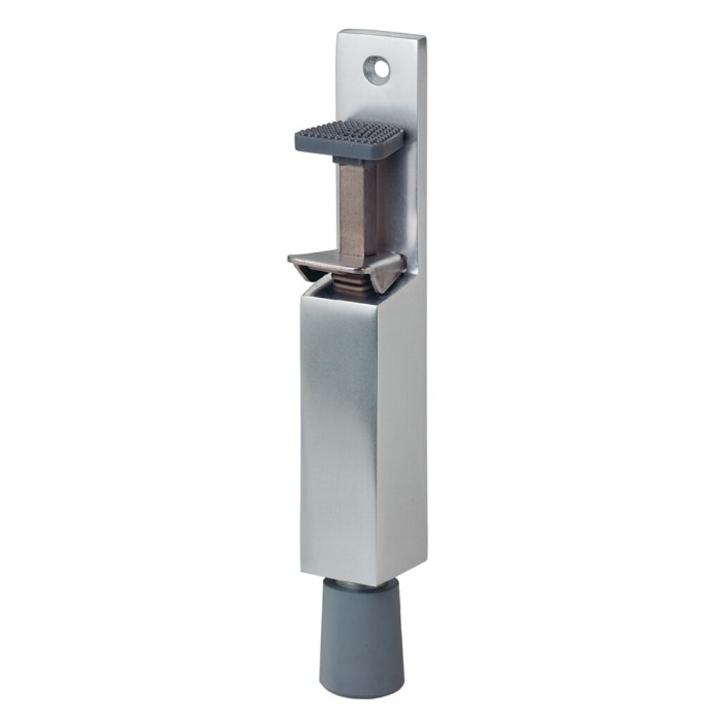 Illustration du produit: KWS Türfeststeller 1081.02, Hubhöhe 30 mm, Aluminium silberfarbig lackiert, Türmontage