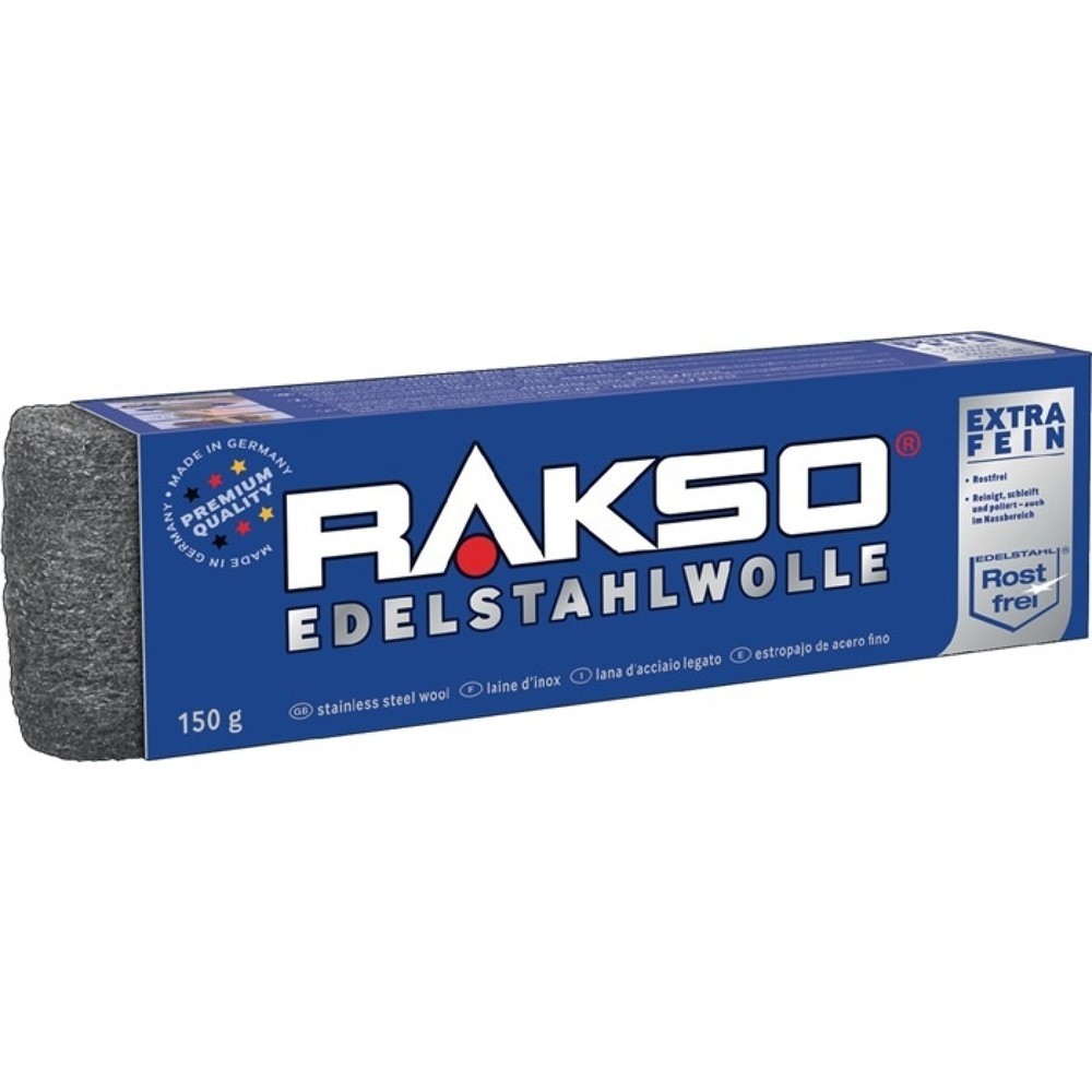 Illustration du produit: Laine d'acier inox moyen 3 150 g RAKSO