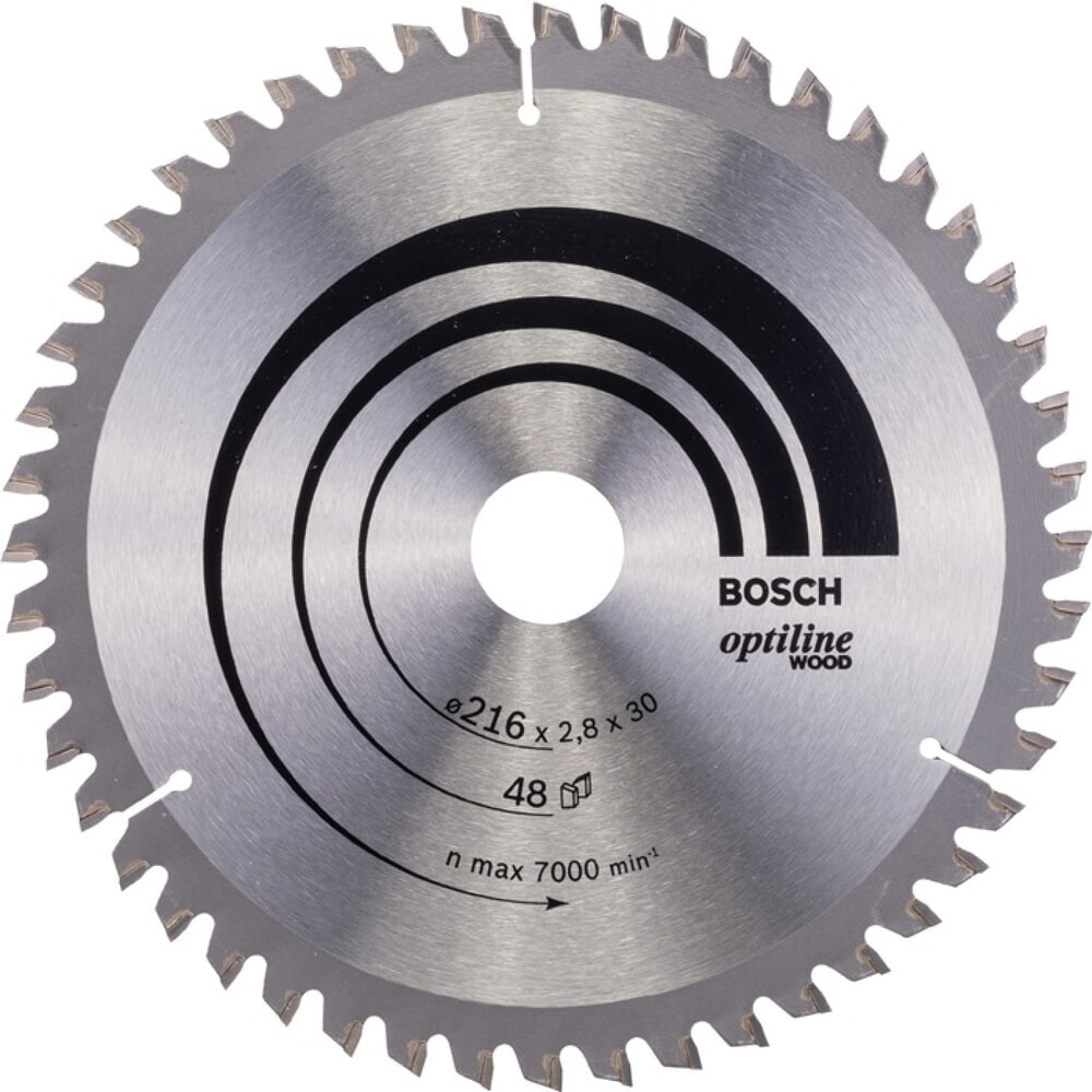 Illustration du produit: Lame pour scie circulaire D. ext. 216 mm nombre de dents 48 WZ/N perçage 30 mm l