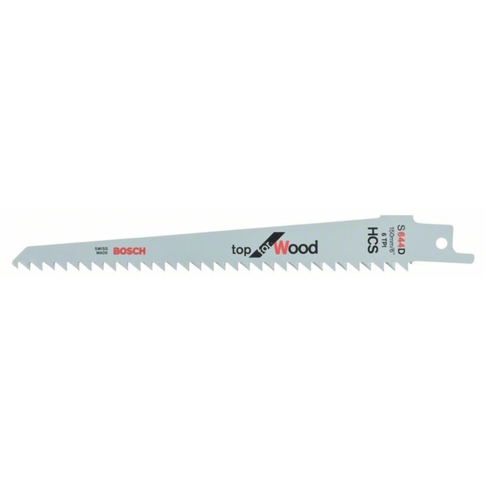 Illustration du produit: Lame de scie sabre S 644 D L 150 mm l 19 mm TPI 6 4,3 mm 25 pcs/carte