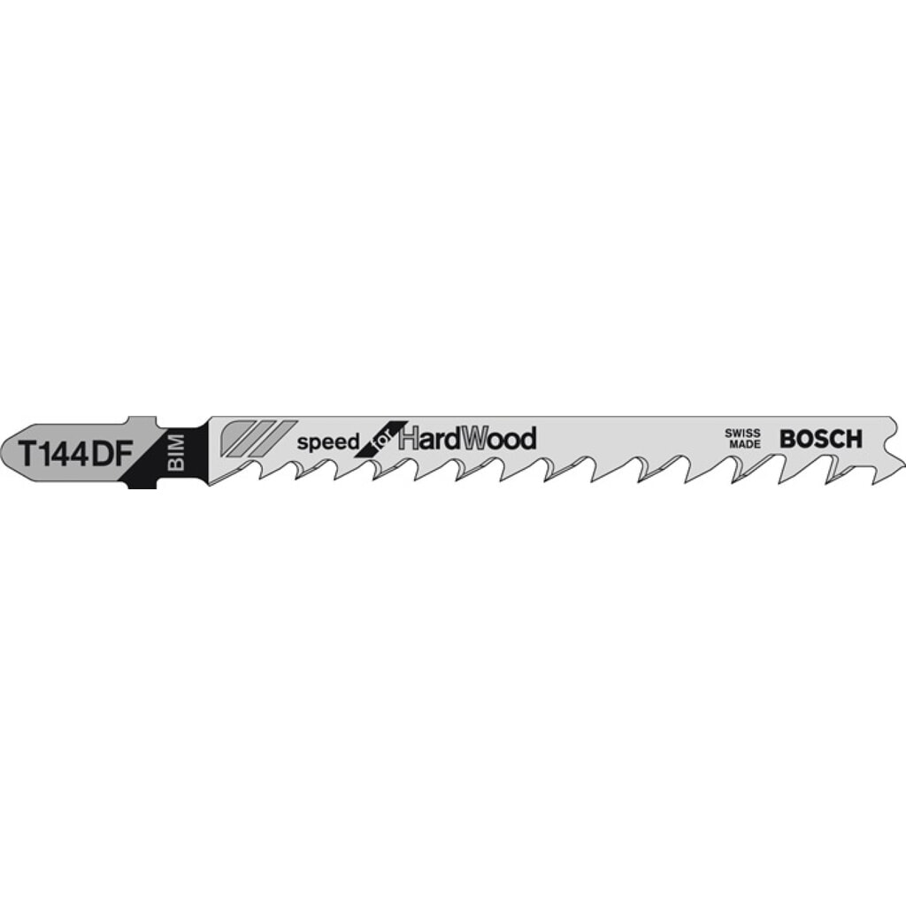 N° de l'image du produit 2 : Lame de scie sauteuse T 144 DF longueur totale 100 mm pas de dent 4 -5,2 mm BIM