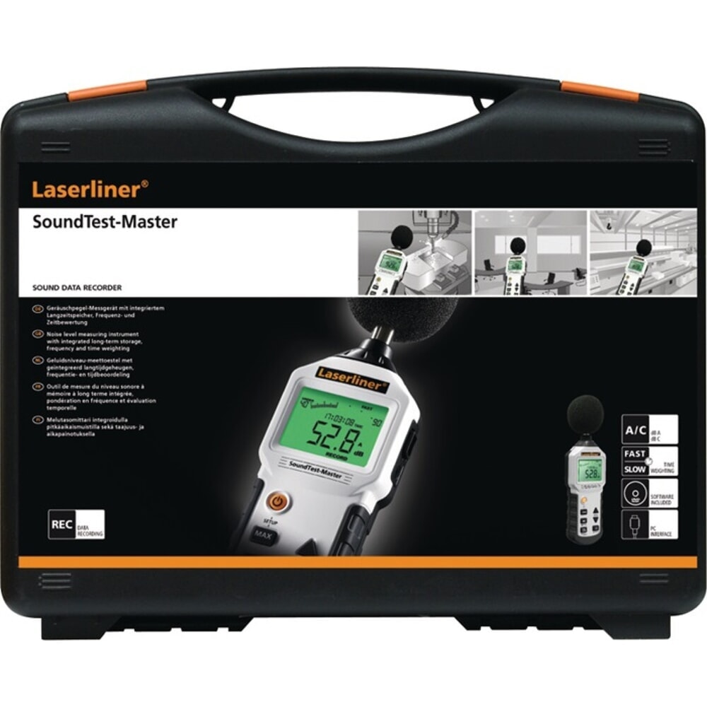 N° de l'image du produit 2 : LASERLINER Geräuschpegel-Messgerät SoundTest Master