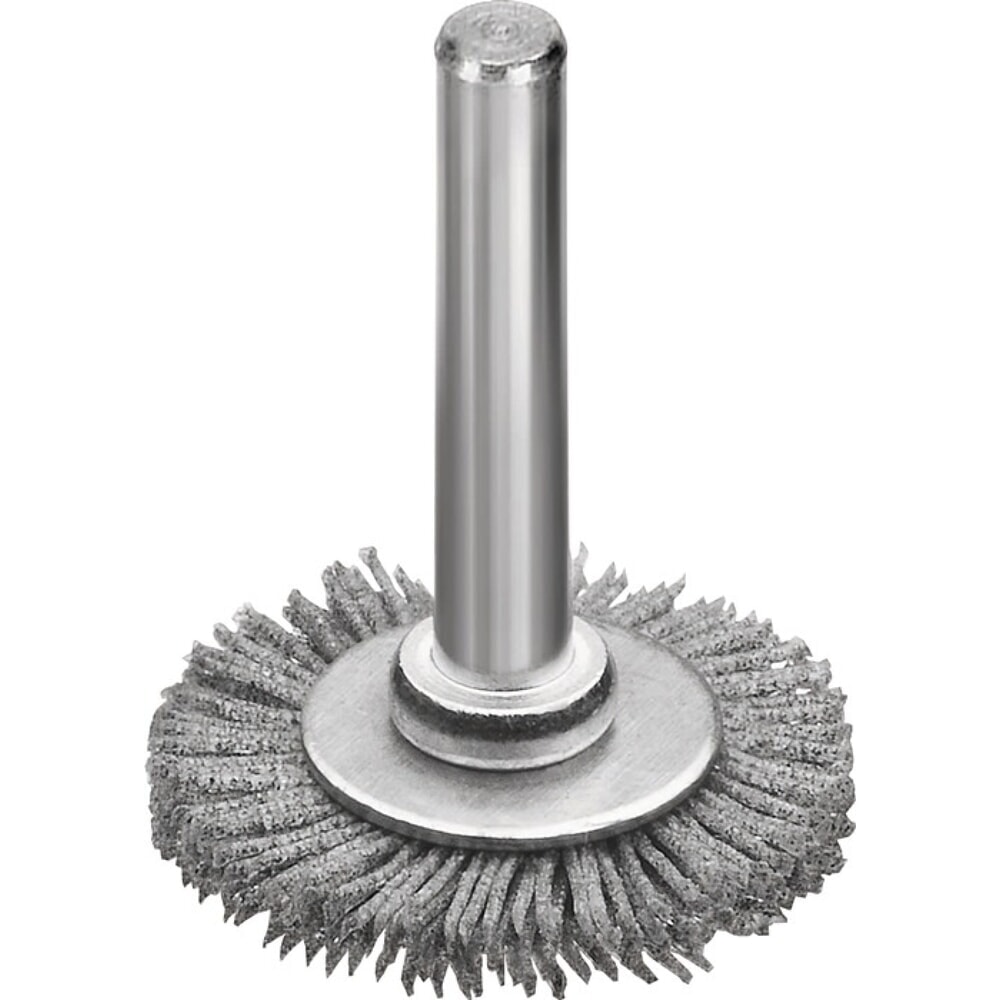 Illustration du produit: LESSMANN Rundbürste, SiC Schleifborsten Körnung 120 6 mm, Ø 30 mm Schaft 6 mm, 18000 min-¹