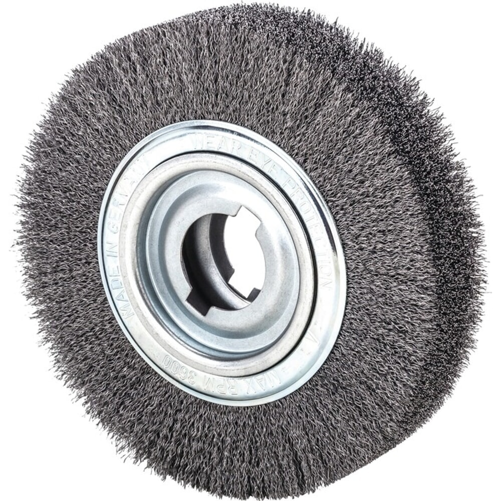 Illustration du produit: LESSMANN Rundbürste, Stahl 60 mm, Ø 250 mm Drahtstärke 0,35 mm, 3600 min-¹