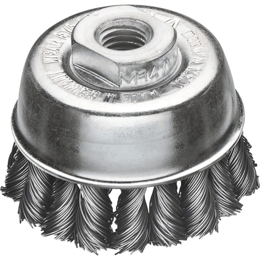 Illustration du produit: LESSMANN Topfbürste, Stahl, Ø 65 mm M14 Drahtstärke 0,5 mm, 12500 min-¹