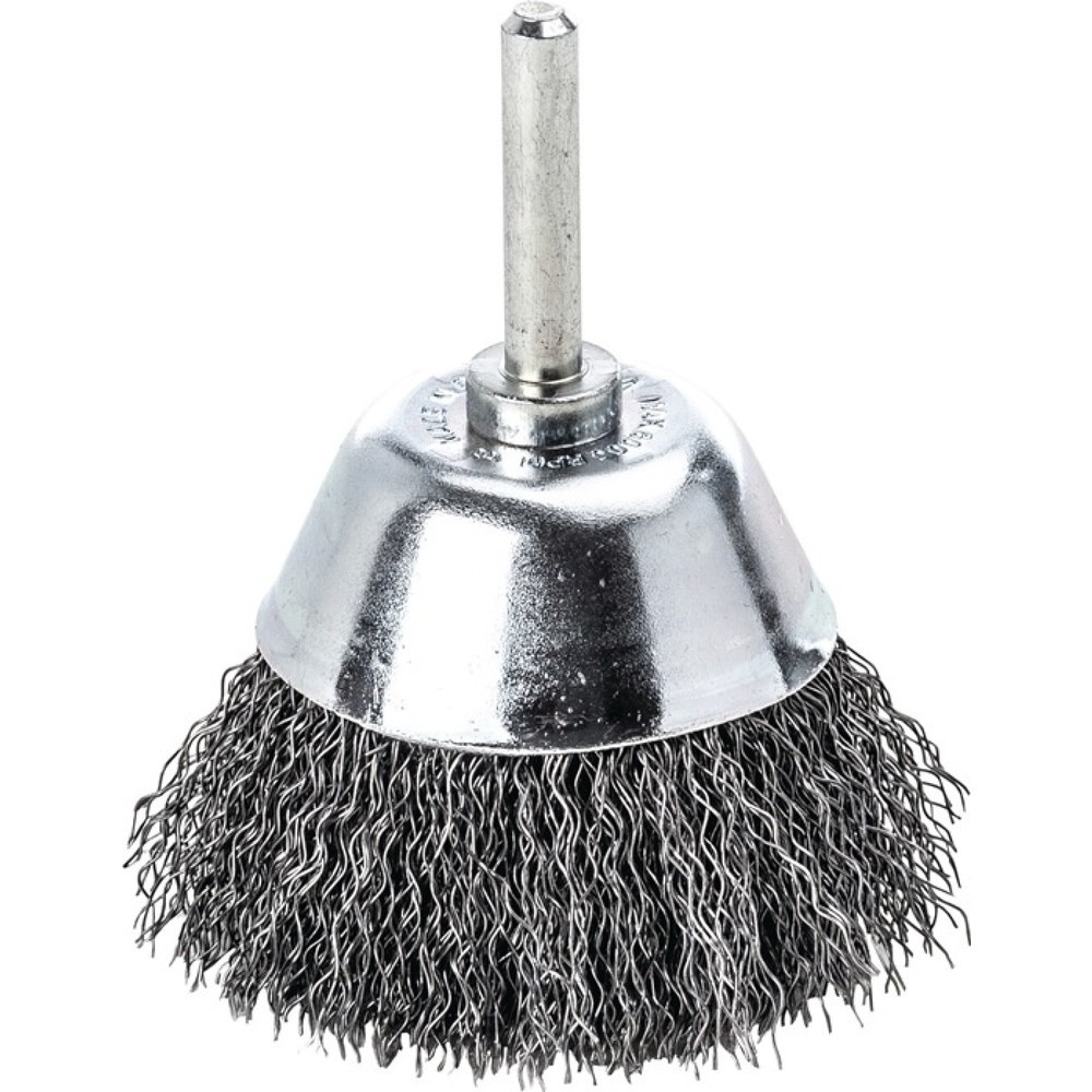 Illustration du produit: LESSMANN Topfbürste, Stahl, Ø 50 mm Schaft 6 mm Drahtstärke 0,3 mm, 10500 min-¹