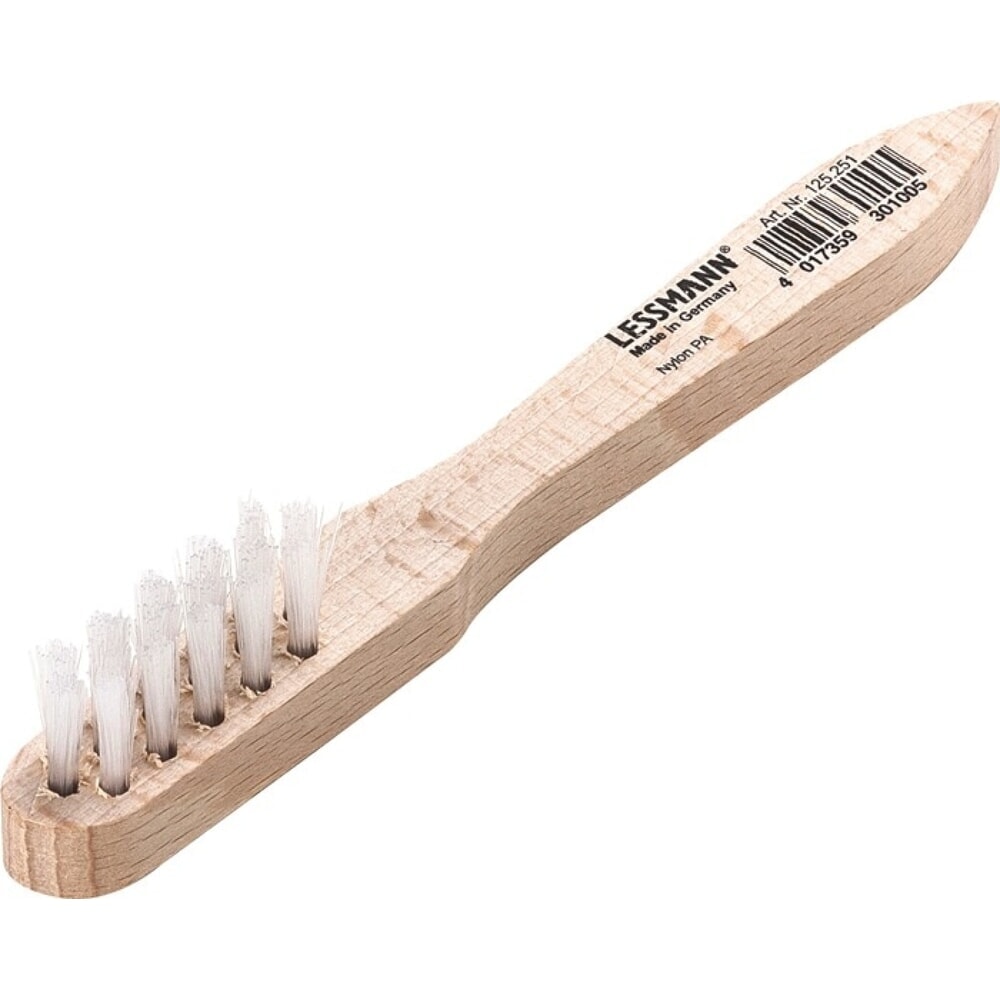 Illustration du produit: LESSMANN Zündkerzenbürste, 0,3 mm Nylon PA glatt, Länge 150 mm, 3-reihig