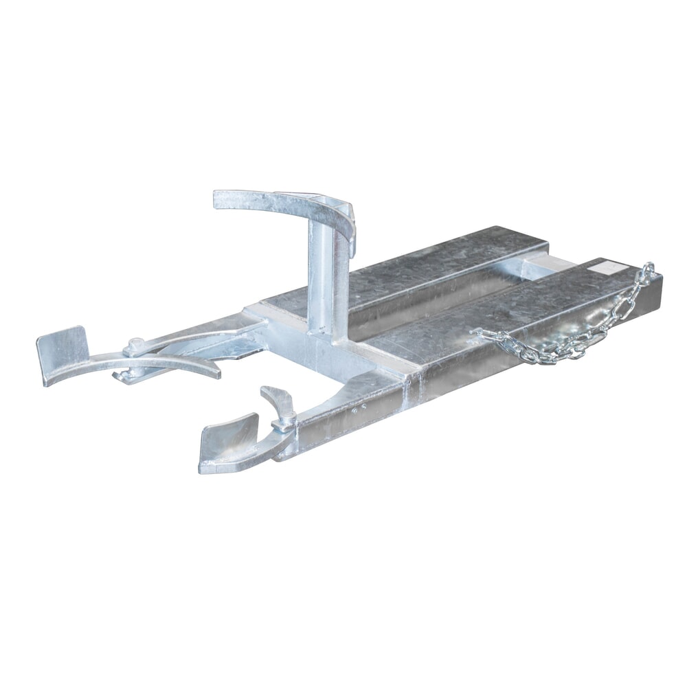 Illustration du produit: Bauer® pince à fûts FH-I 120 pour fûts en plastique, accessoire pour chariot élévateur, galvanisée à chaud