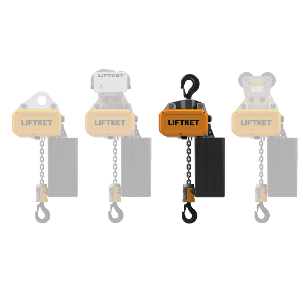 N° de l'image du produit 5 : LIFTKET Palan à chaîne électrique S-Line avec suspension par crochet, capacité de charge 2.000 kg, 3/0,75 m/min