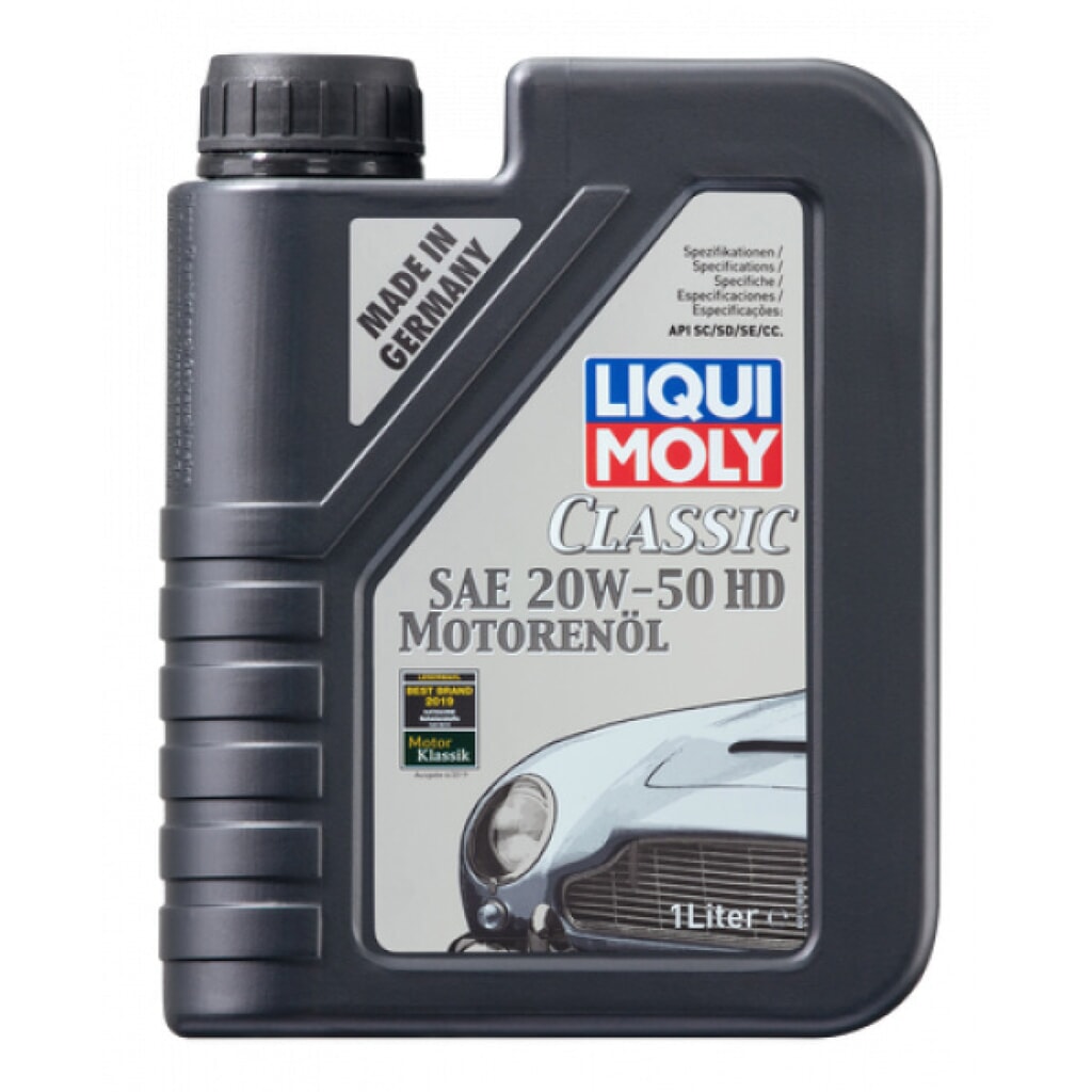 LIQUI MOLY Classic Motorenöl SAE 20W-50 HD 1 l Illustration du produit: LIQUI MOLY Classic Motorenöl SAE 20W-50 HD 1 l