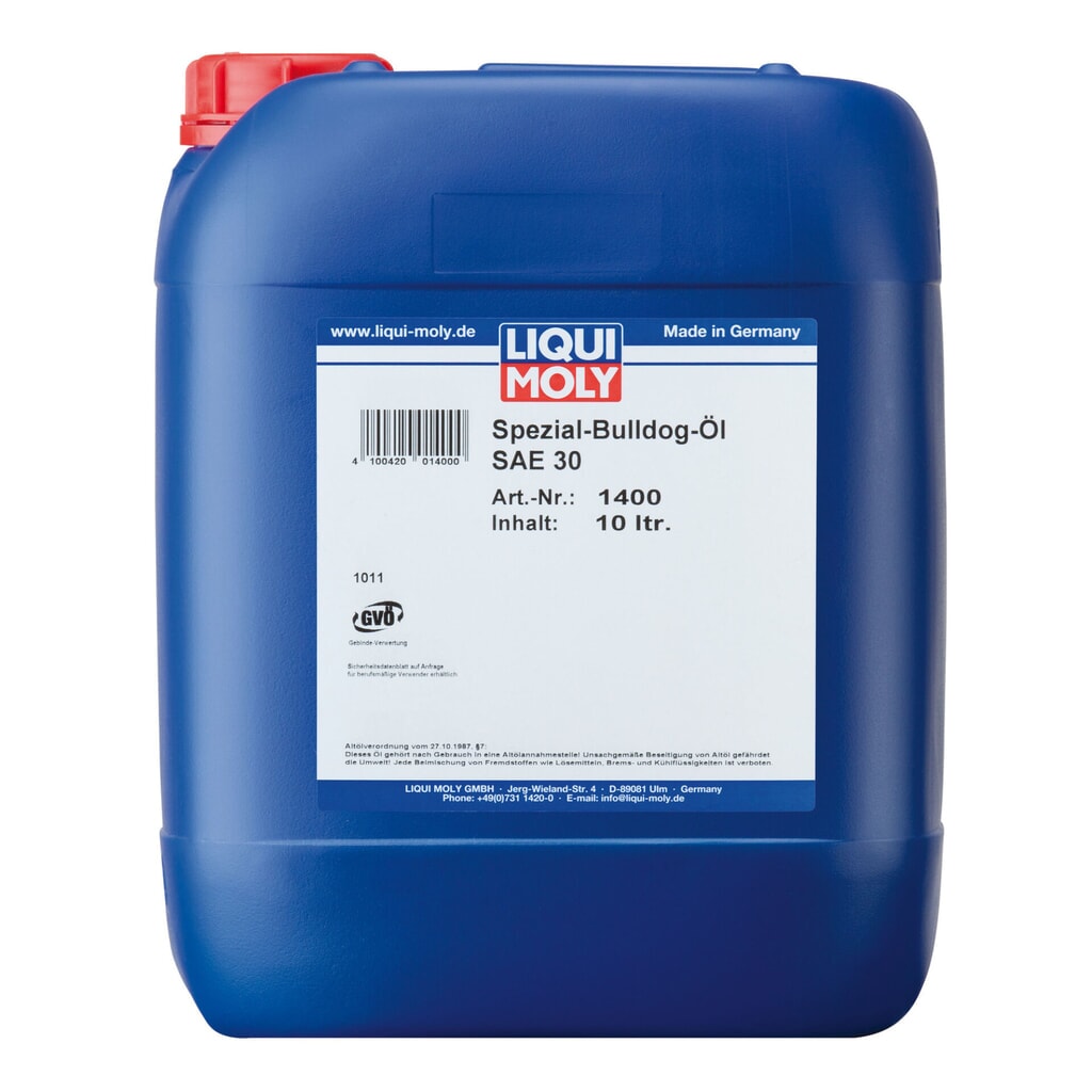 LIQUI MOLY Spezial Bulldog-Öl SAE 30 10 l Illustration du produit: LIQUI MOLY Spezial Bulldog-Öl SAE 30 10 l