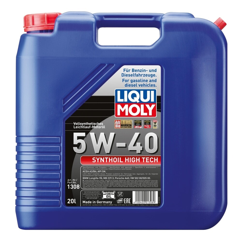 Illustration du produit: LIQUI MOLY Synthoil High Tech 5W-40 20 l