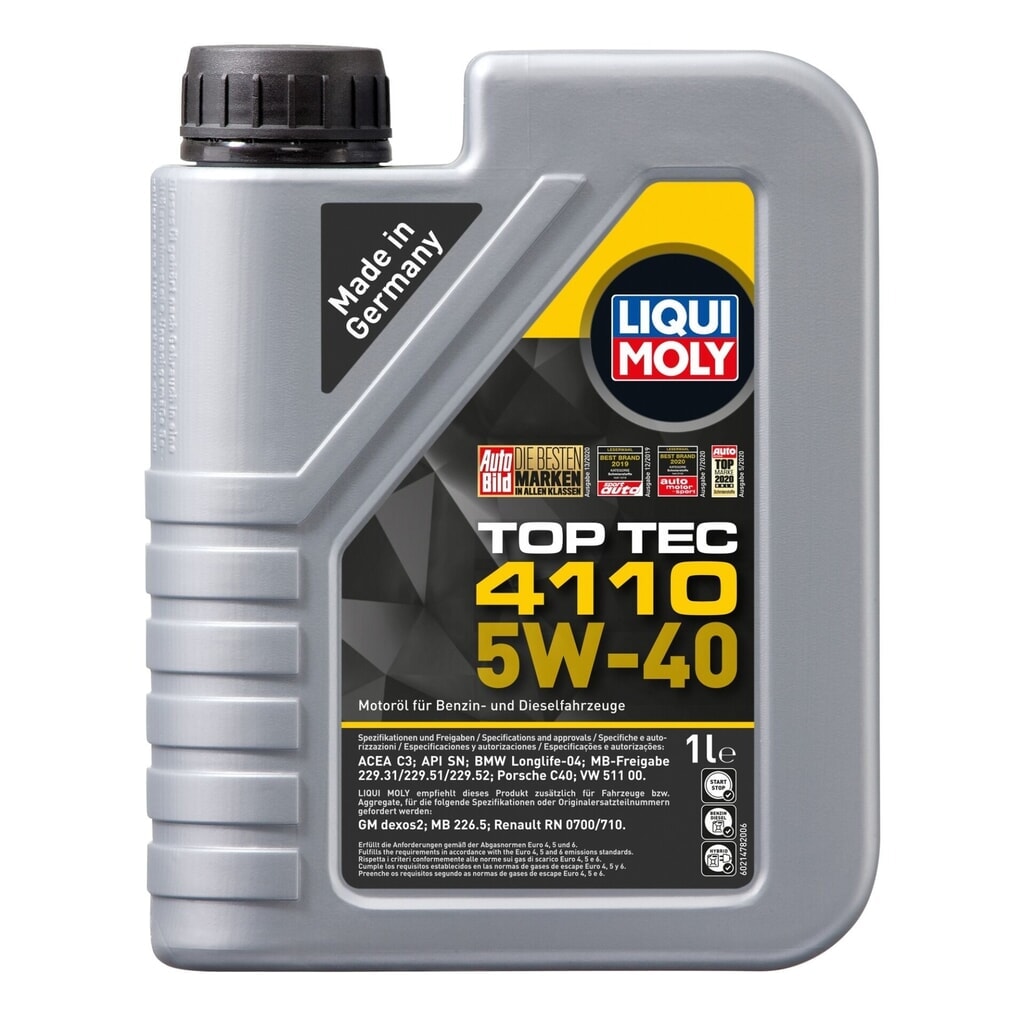 LIQUI MOLY Top Tec 4110 5W-40 1 l Illustration du produit: LIQUI MOLY Top Tec 4110 5W-40 1 l