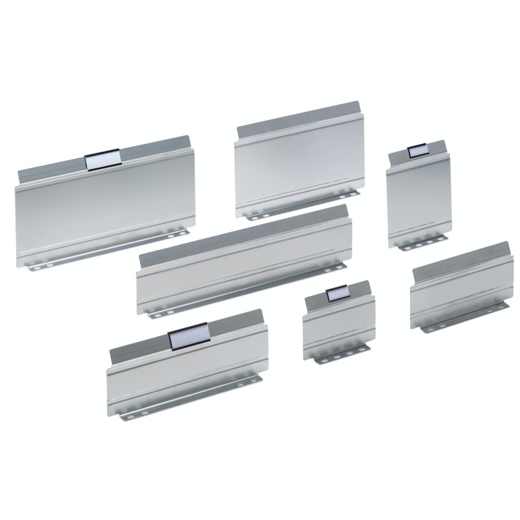 Illustration du produit: Paroi de séparation LISTA 2-18E, longueurs 31-303 mm, 5 pièces, longueur 48 mm, pour hauteur de façade 50 mm